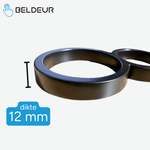 Huisnummer Zwart - Beldeur