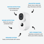 Security Camera with Solar Panel - Beldeur