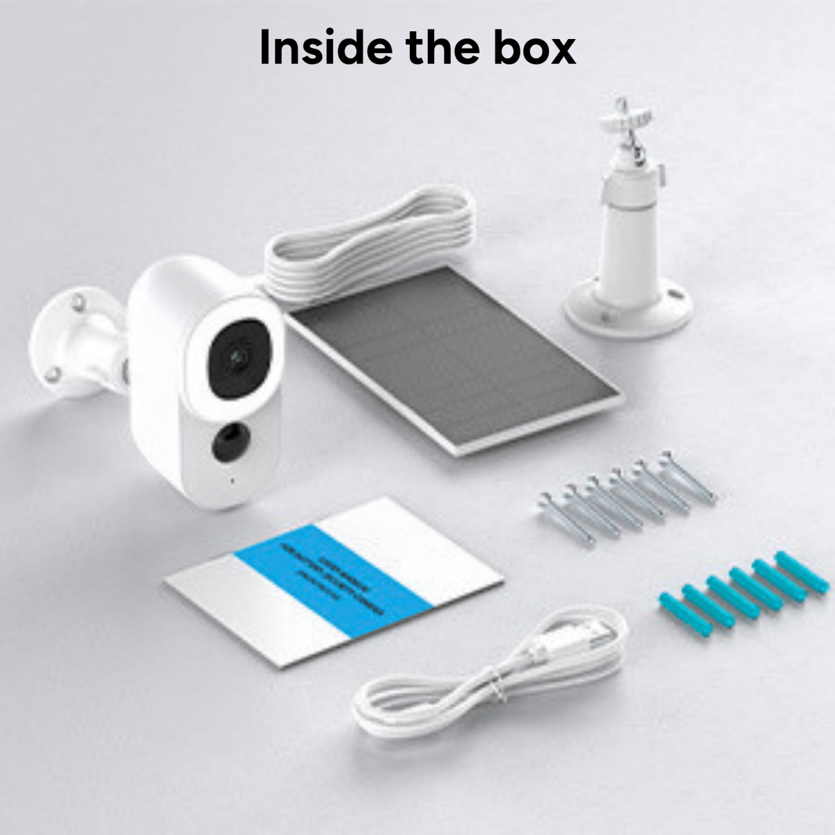 Security Camera with Solar Panel - Beldeur